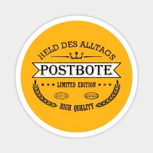 Held des Tages Postbote Vintage Design Magnet